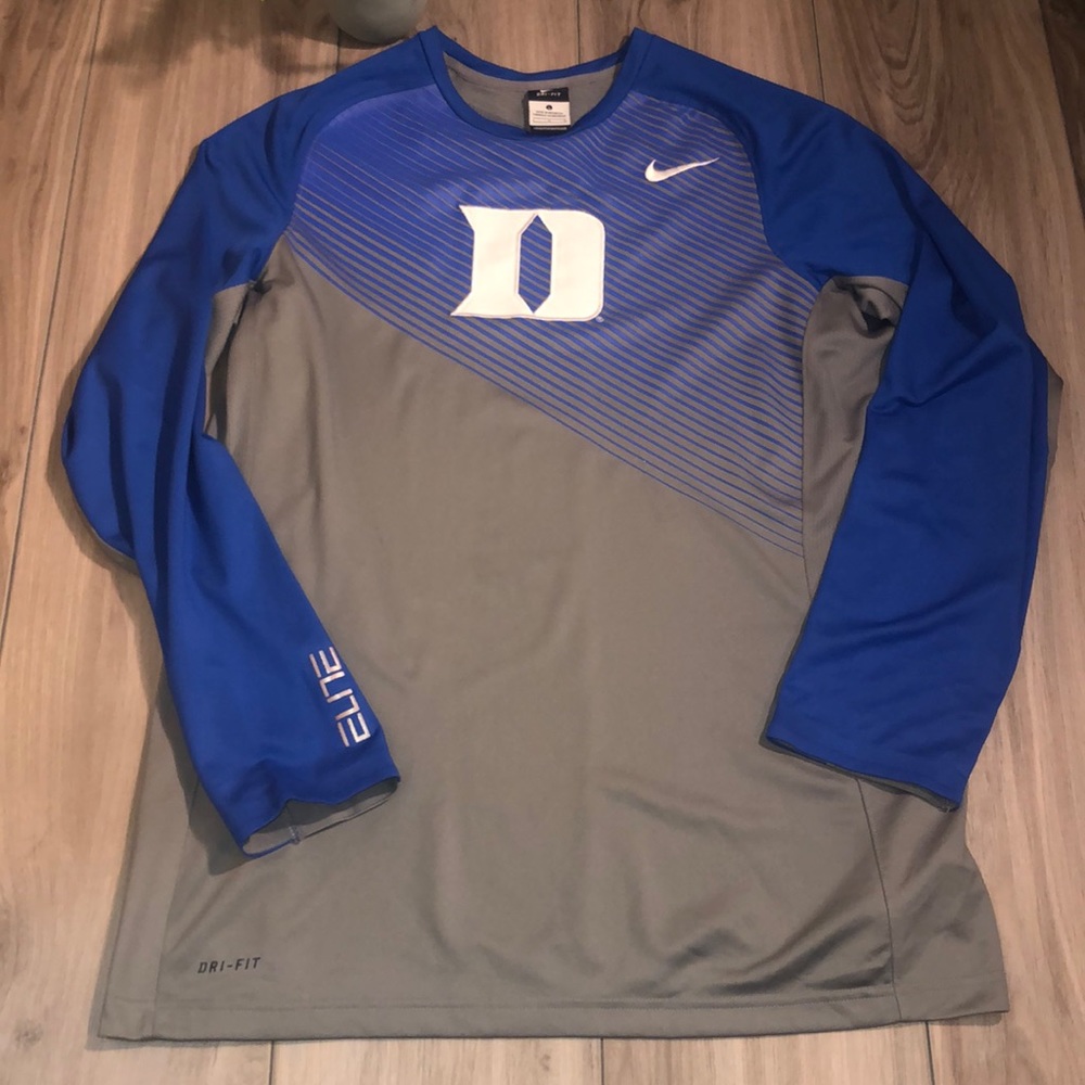 Men’s Nike Dri-fit Duke Blue Devils logo shirt